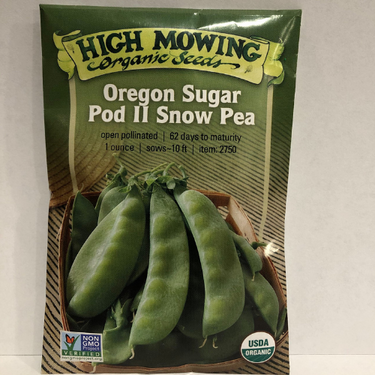 Oregon Sugar Pod II Snow Pea, Organic,